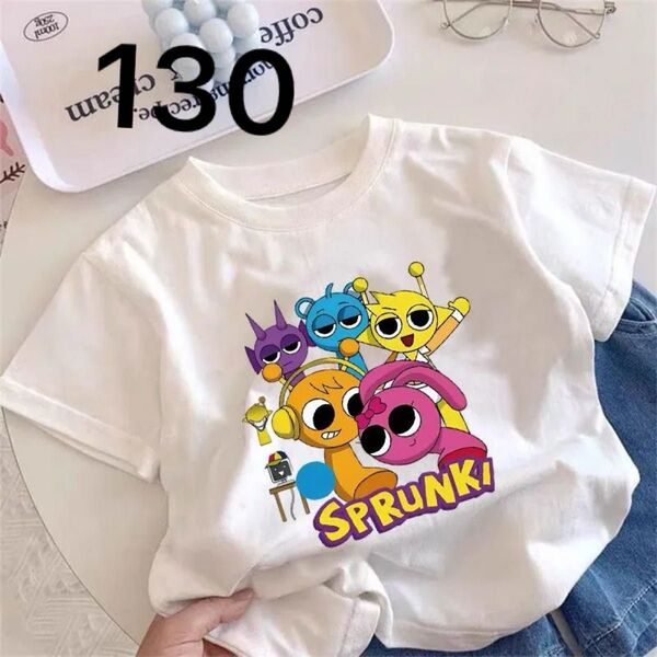 スプランキー 半袖Tシャツ 子供 キッズ 柔らかい半袖 130センチ