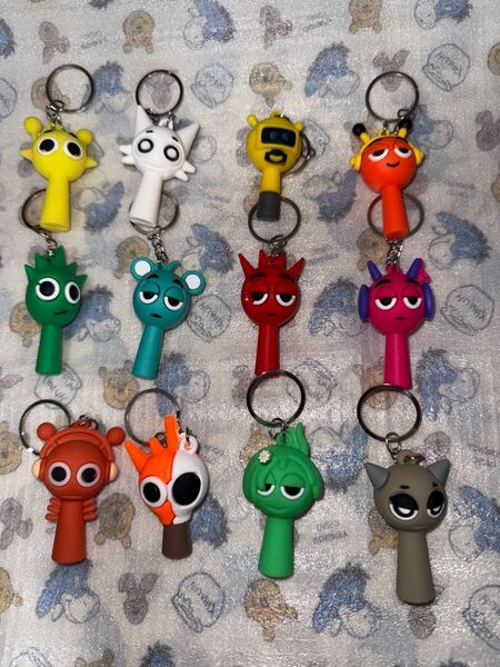 スプランキー アクリルキー キーホルダー 12 点セット新品