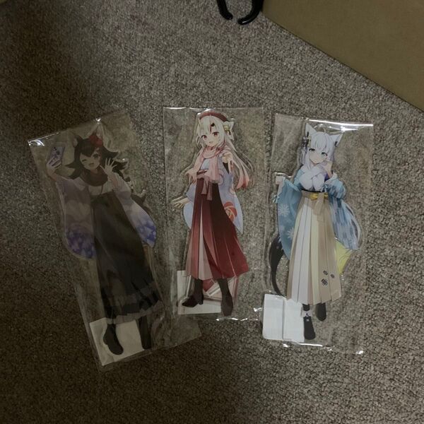 ホロライブ×庭の湯コラボ アクスタ、他