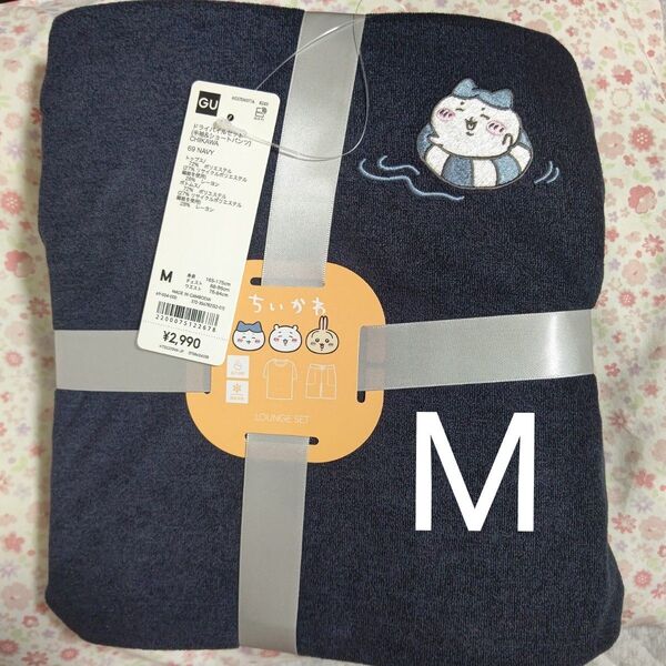 GU ちいかわ ドライパイルセット(半袖&ショートパンツ)ハチワレ M 165〜175cm