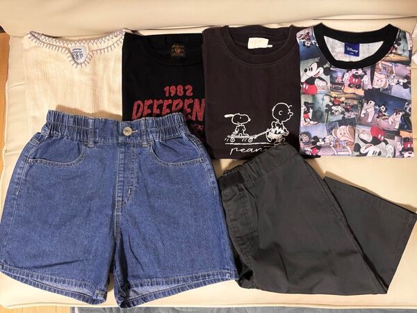 kids 140cm Tシャツ ショートパンツ ハーフパンツ セット 半袖