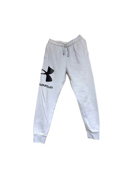 【UNDER ARMOUR】裏起毛スウェットパンツ 150cm グレー スポーツ ジョガーパンツ ボトムス キッズ kids