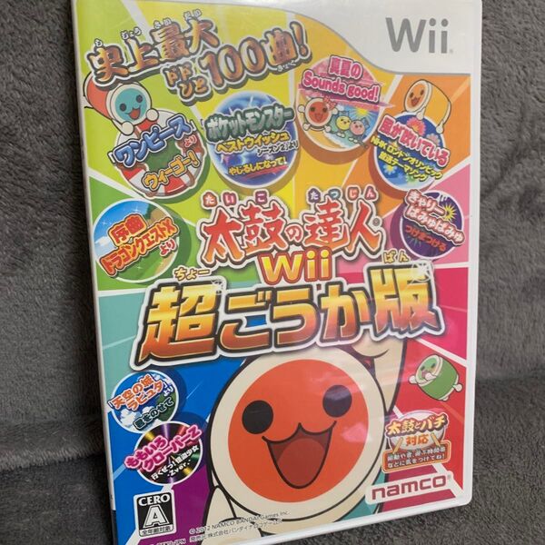 太鼓の達人、超豪華版 Wii ゲームソフト動作確認済