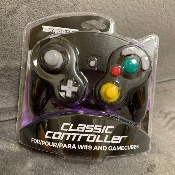 ゲームキューブコントローラーゲームキューブ・Wi互換機ブラック TEK新品箱無