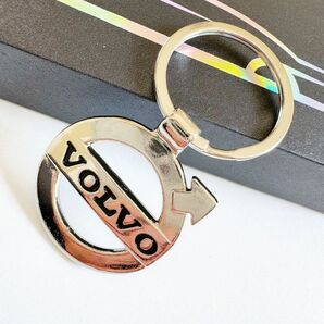 ボルボ(VOLVO)キーホルダー おしゃれ 金属 3Dss