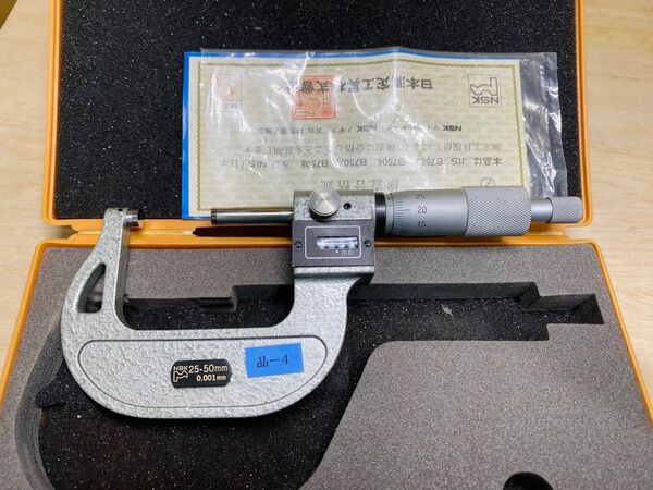 NSK カウント外側マイクロメーター 25ー50mm