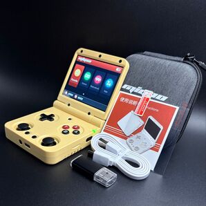 V2ヒンジ改良版【新品未使用】Miyoo Flip (NoCARD・イエロー)