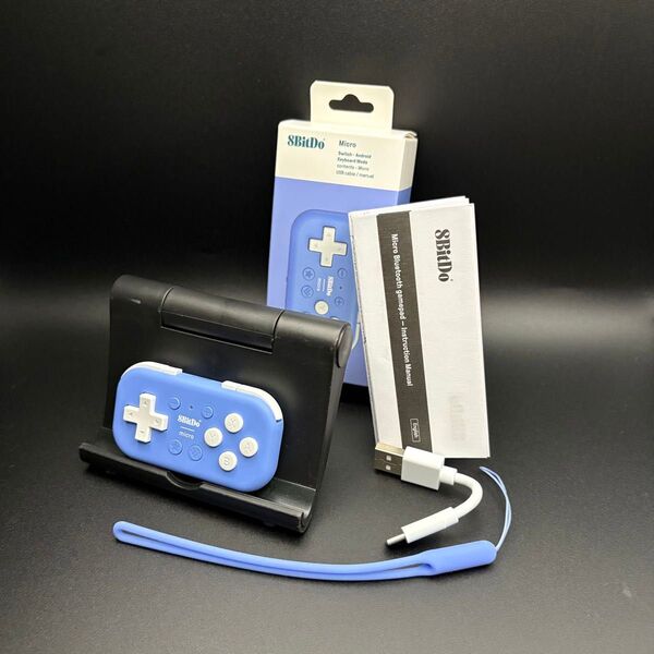 新品 8BitDo micro ミニコントローラ ブルー