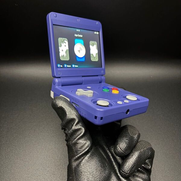 新品 Anbernic RG34XXSP インディゴ 64GB