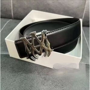 AMIRI ベルト シルバー