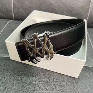 AMIRI ベルト シルバー