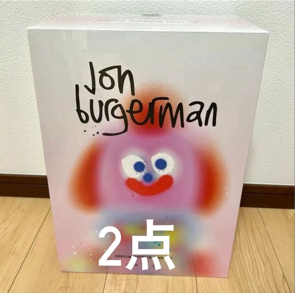 MEGA SPACE MOLLY 400% Jon Burgerman x2点 新品未使用です