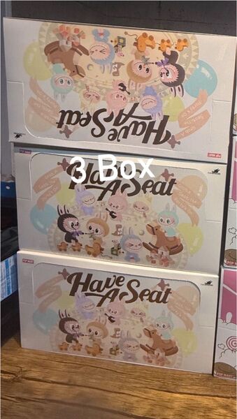 LABUBU THE MONSTERS Have A Seat ぬいぐるみ 3 box