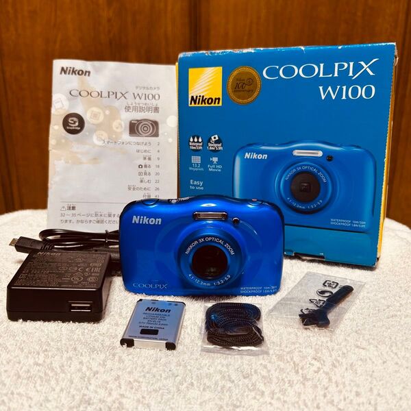 WiFi対応 Nikon COOLPIX W100 ニコンクールピクス コンパクトデジタルカメラ