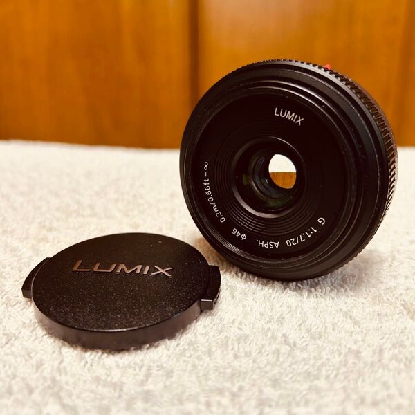 美品 Panasonic LUMIX G 20mm F1.7 ASPH 単焦点レンズ