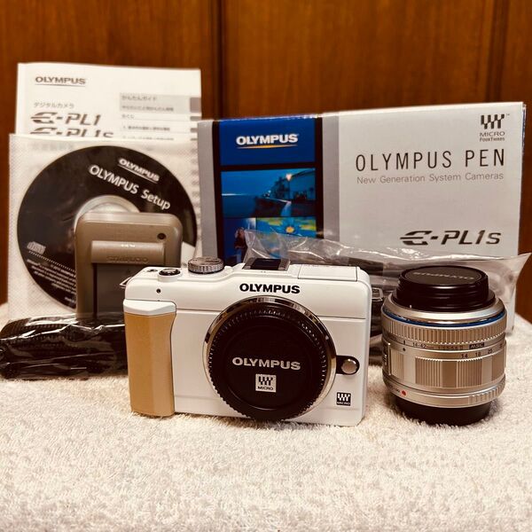 【未使用級】ショット数 808回 OLYMPUS PEN E-PL1s デジカメ ミラーレス一眼カメラ