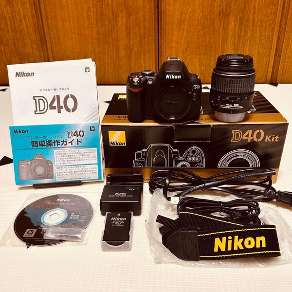 未使用級 ショット数 729枚 Nikon D40 ニコンデジタル一眼レフカメラ