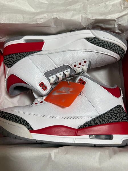 ナイキ エアジョーダン3 レトロ OG ファイヤーレッド Nike Air Jordan 3 Fire Red 28.5cm