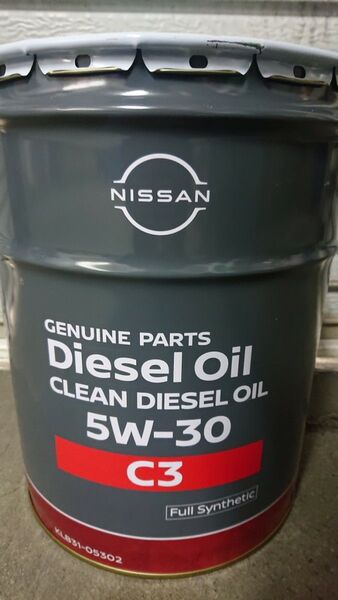 領収証発行可能!日産 クリーンディーゼル C3 5w30 20L