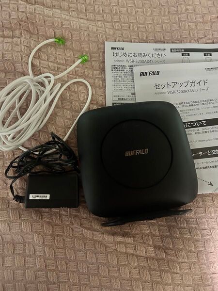 BUFFALO 無線LANルーター バッファロー Wi-Fiルーター WSR-3200AX4S/DBK 無線LAN親機 中古