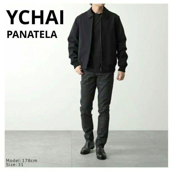 【2024年秋冬新作】YCHAI イカイ PANATELA パナテラ ヴィンテージウォッシュ ブラックデニム W32 干場義雅