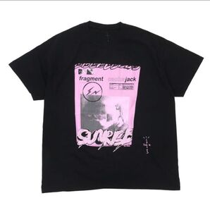 カクタスジャック Cactus Jack x Fragment Design PINK SUNRISE TEE Tシャツ M
