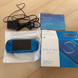 PSP-3000 バイブラント・ブルー SONY 箱説付