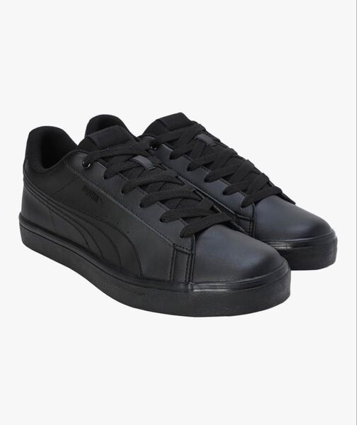 PUMA プーマ V コート バルク 24.5cm 黒 ブラックスニーカー