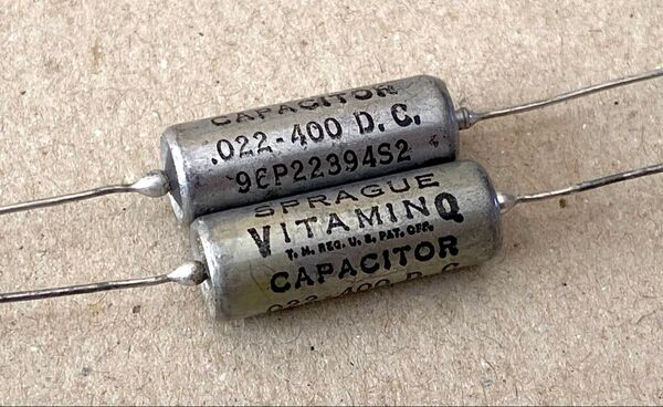 SPRAGUE VITAMIN Q 96P 0.022uf 400V 2本 スプラグ ビタミンQ vintage 0.022μF