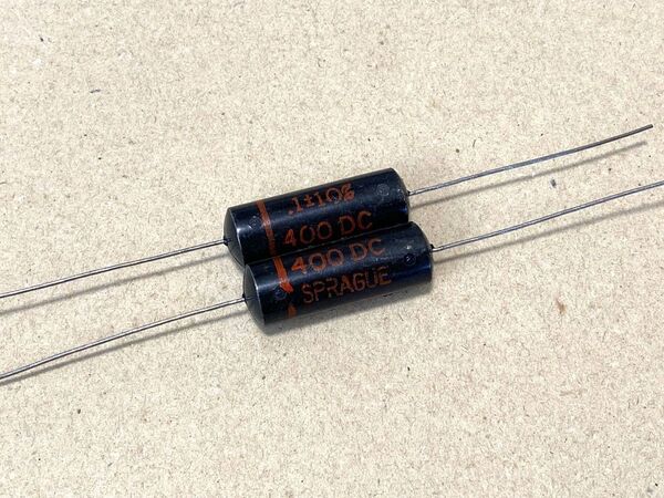 Sprague Black Beauty 160P 0.1μF 400VDC 2本 スプラグ ブラックビューティー 0.1μF