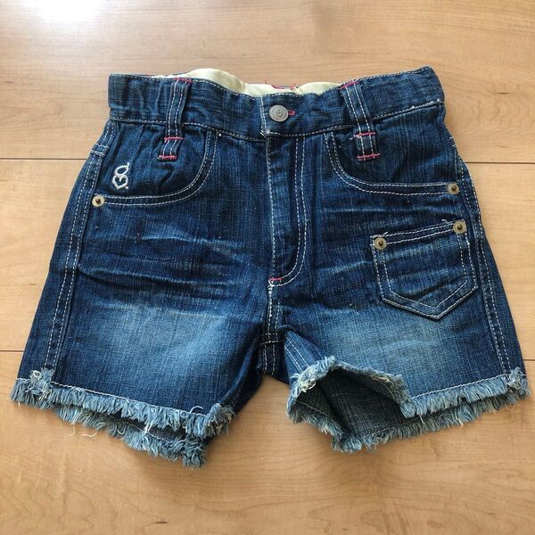 ショートパンツ デニム 半ズボン ハーフパンツ デニムショートパンツ デニムパンツ 110 女の子
