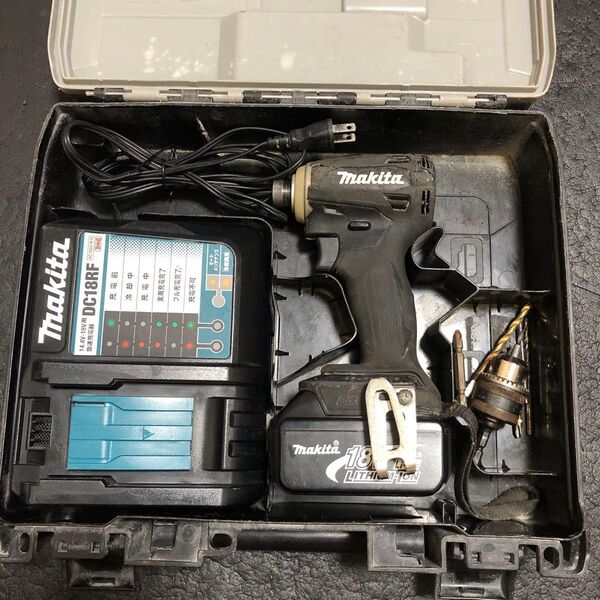 マキタ makita 18V 充電式インパクトドライバ ケース付 充電器 バッテリー