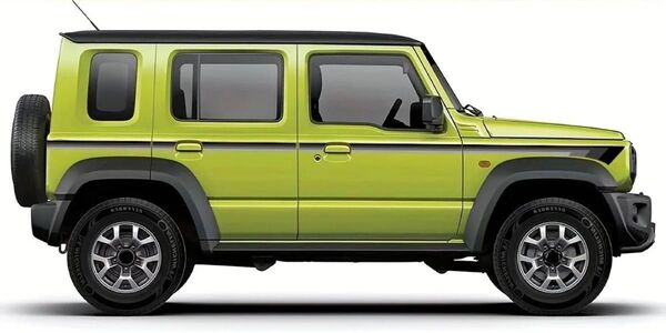 JC74Wジムニーノマド用サイドデカール(ステッカー)グレーグラデーション左右1セット 1台分