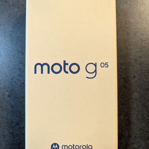 【新品未開封】SIMフリースマートフォン moto g05 ミスティブルー