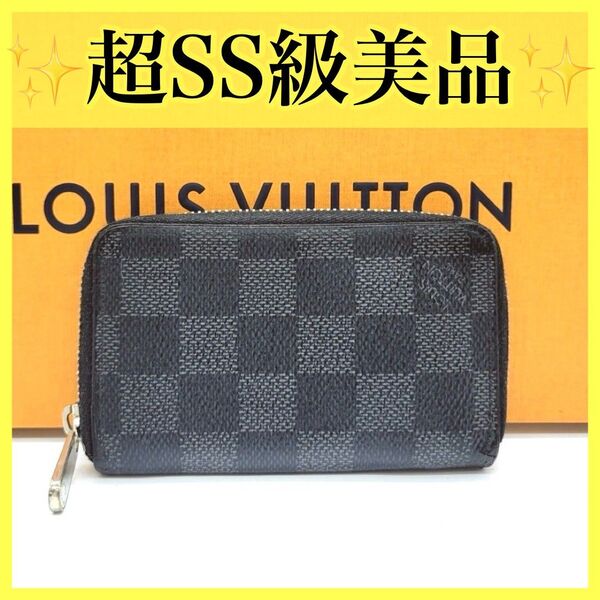 ルイヴィトン 小銭入れ ジッピーコインパース ダミエ ラウンドファスナー LOUIS VUITTON