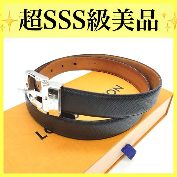 ルイヴィトン ベルト タイガ サンクチュール ノワール クラシックベルト LOUIS VUITTON