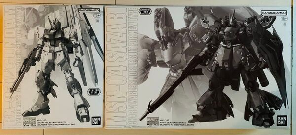 【新品未開封】 MG 1/100 νガンダム サザビー Ver.Ka メカニカルクリア 機動戦士ガンダム 逆襲のシャア