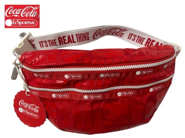 【未使用】レスポートサック Coca-Cola コカコーラ ボディーバッグ ウエストポーチ