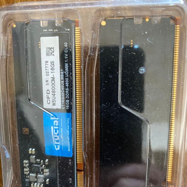 クルーシャル DDR5 32gb メモリ デスクトップ用メモリ