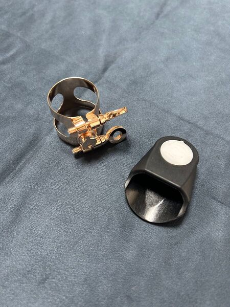 B♭クラリネット リガチャー ブルズアイ ブルズEX セレクトスターリングシルバーPGP 順締め(シルバースタインキャップ付き)