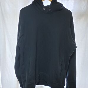 ユニクロ スウェットプルパーカー 黒 xl