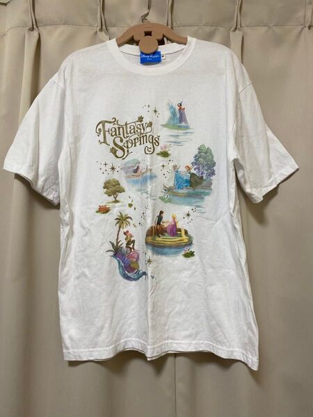 ☆未使用☆M東京ディズニーシー購入ファンタジースプリング半袖Tシャツユニセックス
