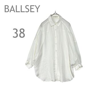 BALLSEY/ボールジィ シアーブラウス シャツ トップス 羽織り 38