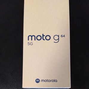 【新品未開封】モトローラ moto g64 5G メモリ8GB ストレージ128GB シルバーブルー