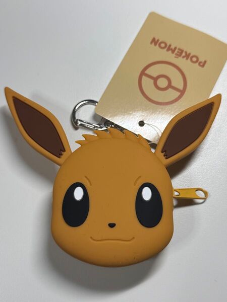 新品未使用品 ポケモン シリコンポーチ イーブイ タグ付き 小物入れ