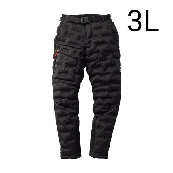 ワークマン【3Lサイズ】エアロストレッチアルティメットパンツ ブラック 防寒パンツ AERO STRETAH ULTIMATE