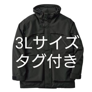 ワークマン イナレムプレミアムバッグインレインジャケット ブラック NRP005 新品未使用