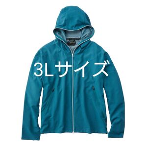 ワークマン エックスシェルター暑熱フーディー レイクグリーン 3L