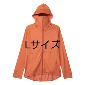 ワークマン レディース クールUVサンシェードパーカー オレンジ