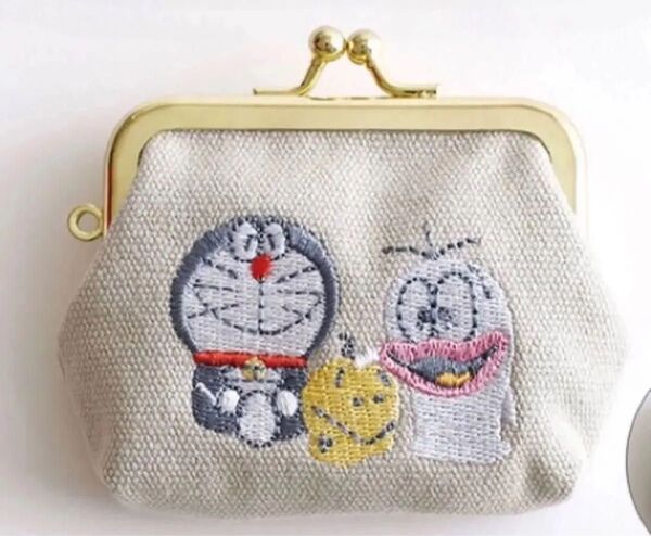 ドラえもん オバケのQ太郎 コロ助 がま口 GRAY 藤子 ミュージアム 限定 コインケース 財布 ポーチ 小物入れ